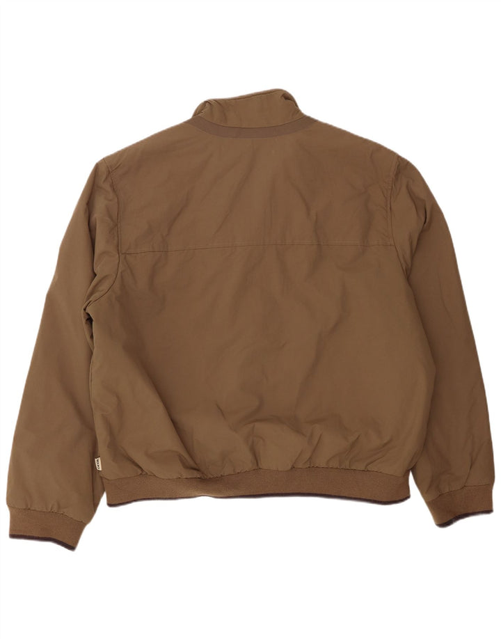 Geox Respira Herren Bomberjacke UK 48 4XL Braunes Nylon