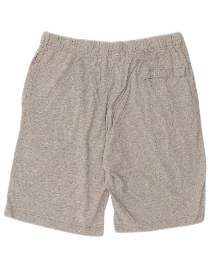 Nike Herren-Sportshorts, große, grau gefleckte Baumwolle