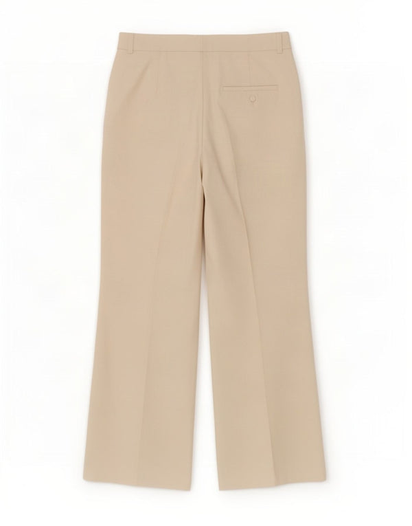 Massimo Dutti Damen-Anzughose mit weitem Bein, EU 38, Größe S, W28, L26, Beige