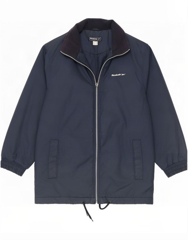 Reebok Windjacke für Jungen, 11–12 Jahre, Marineblau, Polyester