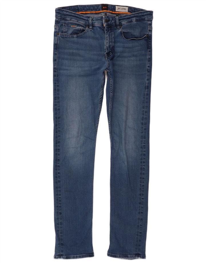 Hugo Boss Herren Delaware Slim Jeans W32 L32 Blau