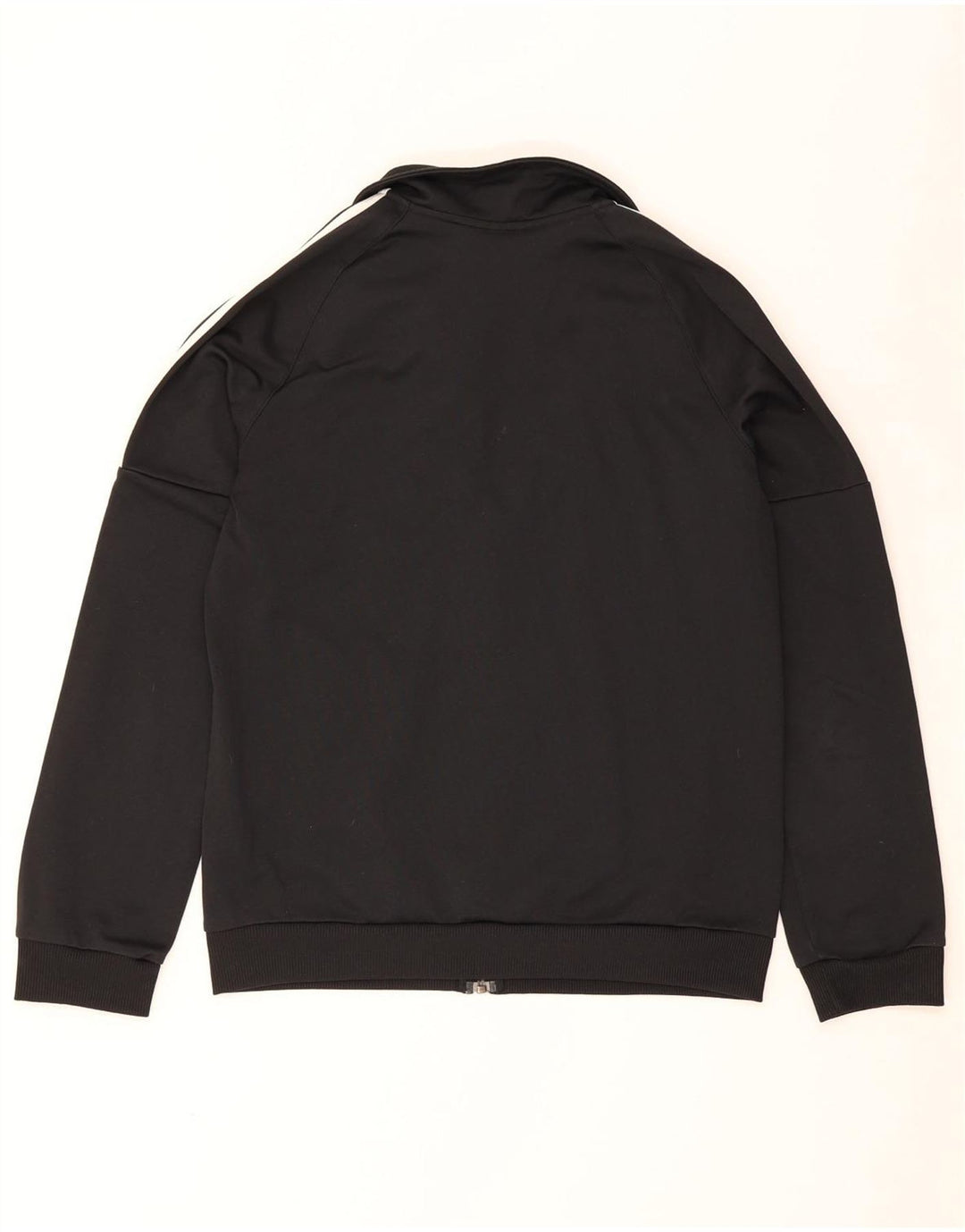 Adidas Damen Trainingsanzug Top Jacke UK 12/14 Medium Schwarz Polyester