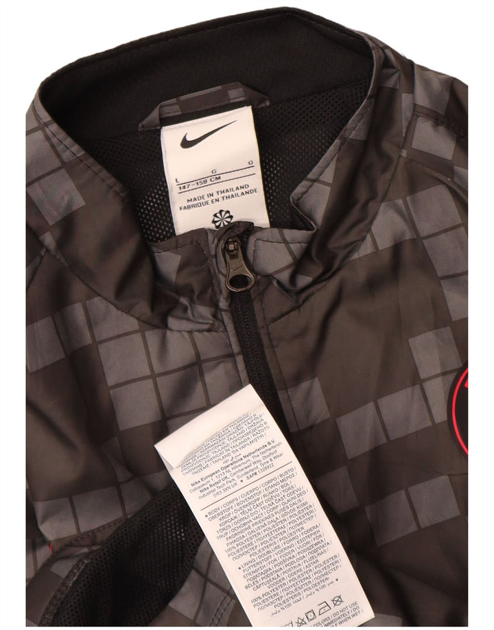 Nike Jungen Paris Saint-Germain Trainingsanzug-Oberteiljacke, 12–13 Jahre, Größe L, Grau