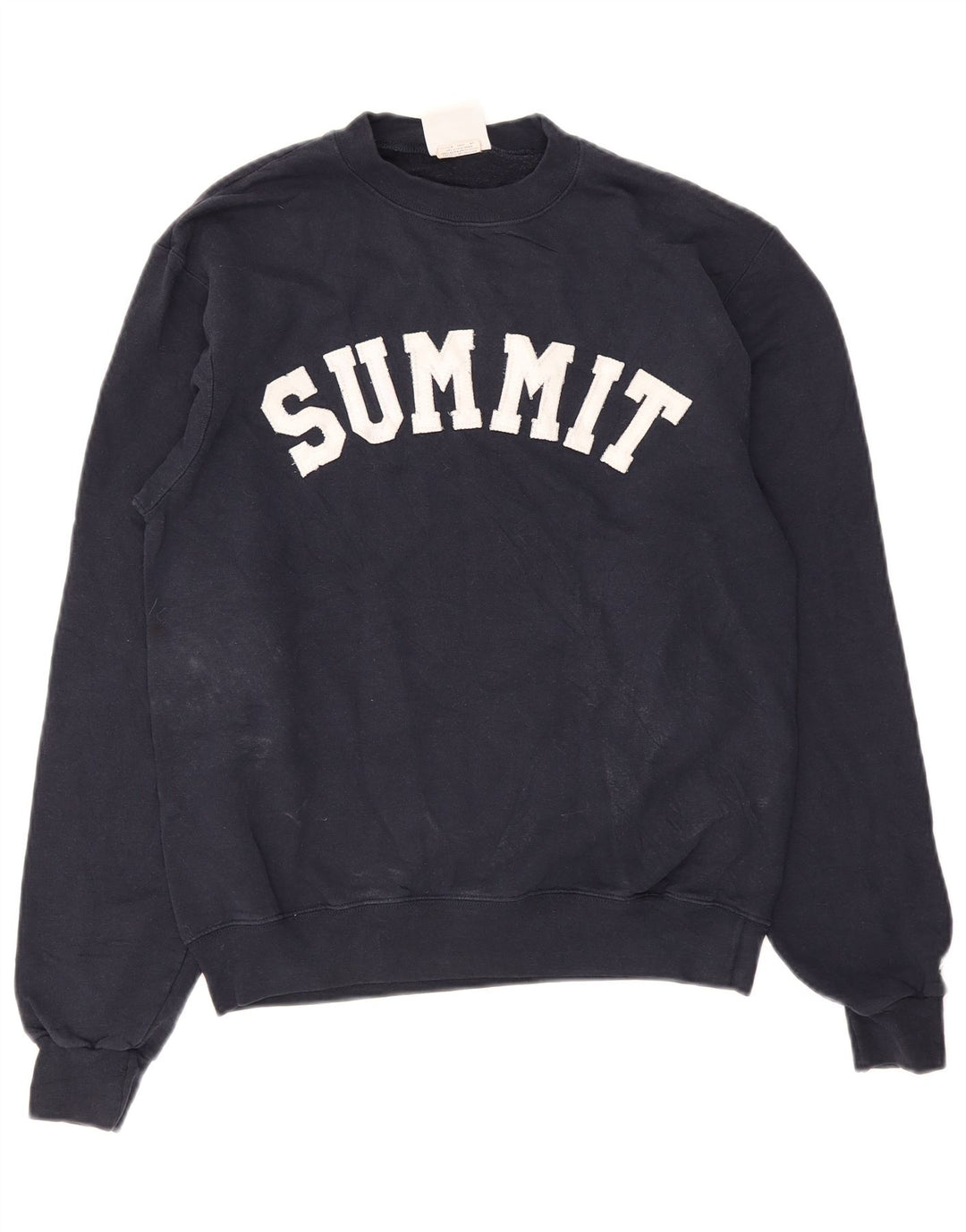 Champion Herren Summit Graphic Sweatshirt Pullover Small Marineblau Baumwolle