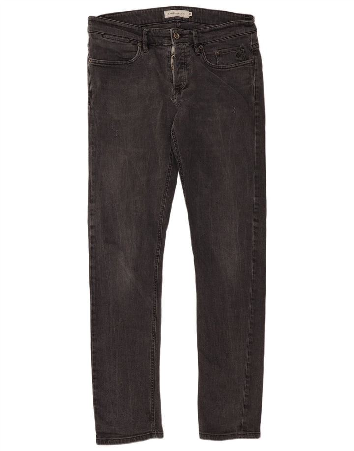 SIVIGLIA Herren Slim Jeans W35 L34 Graue Baumwolle