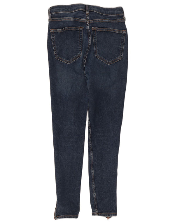 Topshop Damen Jamie Skinny Jeans W28 L30 Blaue Baumwolle