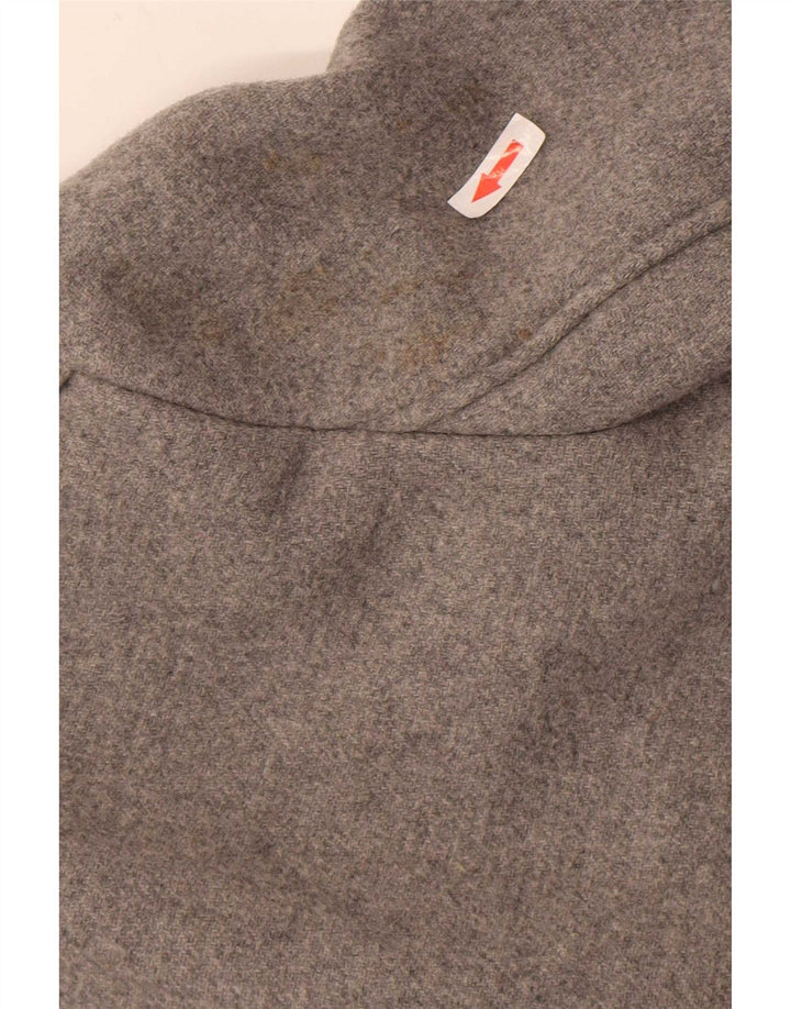 Zara Damen Trafaluc Pea Coat UK 6 XS Grau Polyester