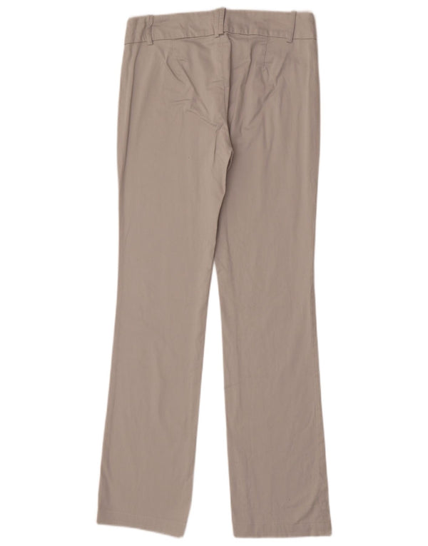 Zara Womens Straight Casual Trousers EU 36 XS W26 L30 Grey Cotton