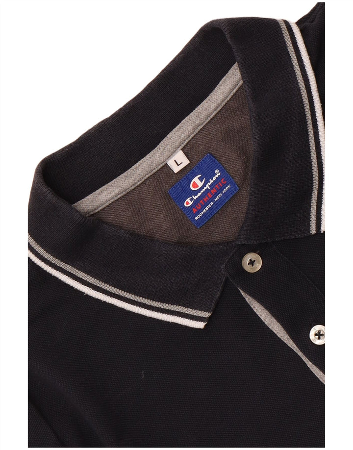 Champion Herren-Poloshirt, groß, Marineblau
