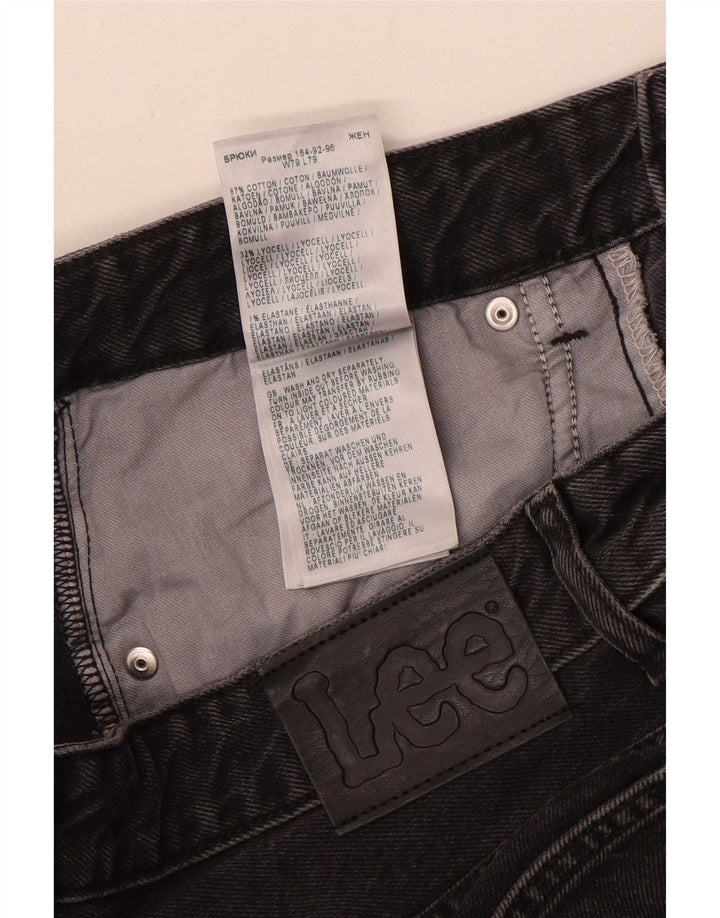 Lee Herren Rider Straight Jeans W31 L31 Graue Baumwolle