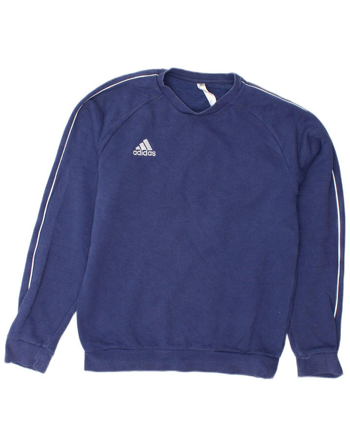ADIDAS Herren Sweatshirt Pullover Small Marineblau Baumwolle