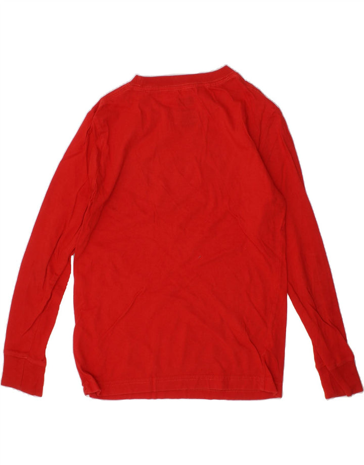 LEVI'S Girls Graphic Top Long Sleeve 8-9 Years Small Red Cotton Vintage Levi's and Second-Hand Levi's from Messina Hembry 