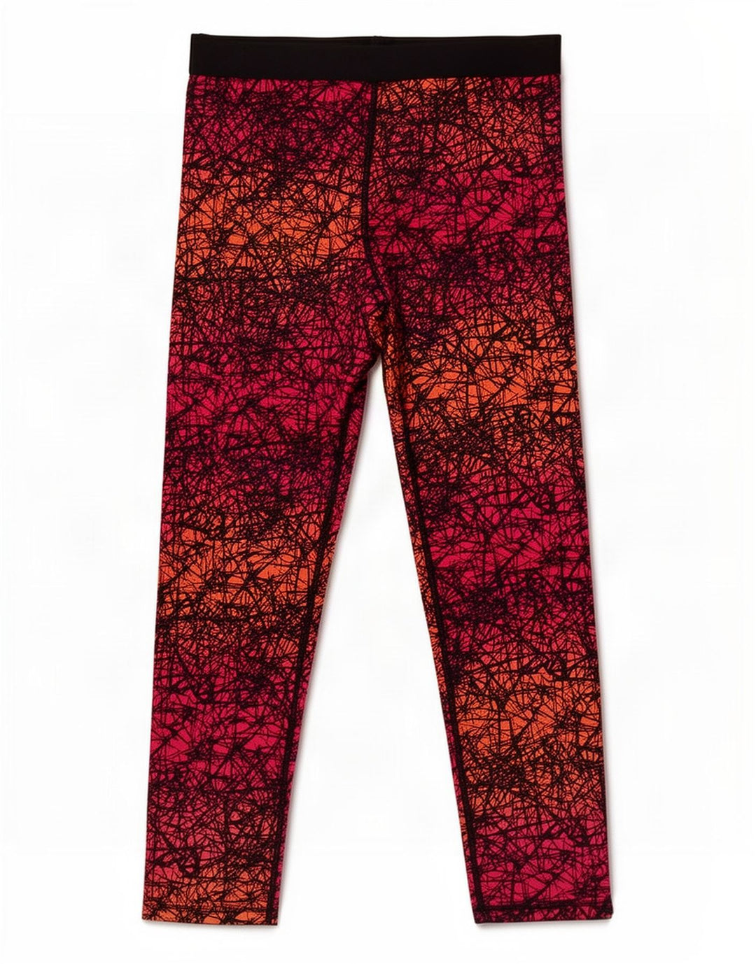 Champion Capri-Leggings mit abstraktem Muster für Damen, UK 16, Größe L, Rosa