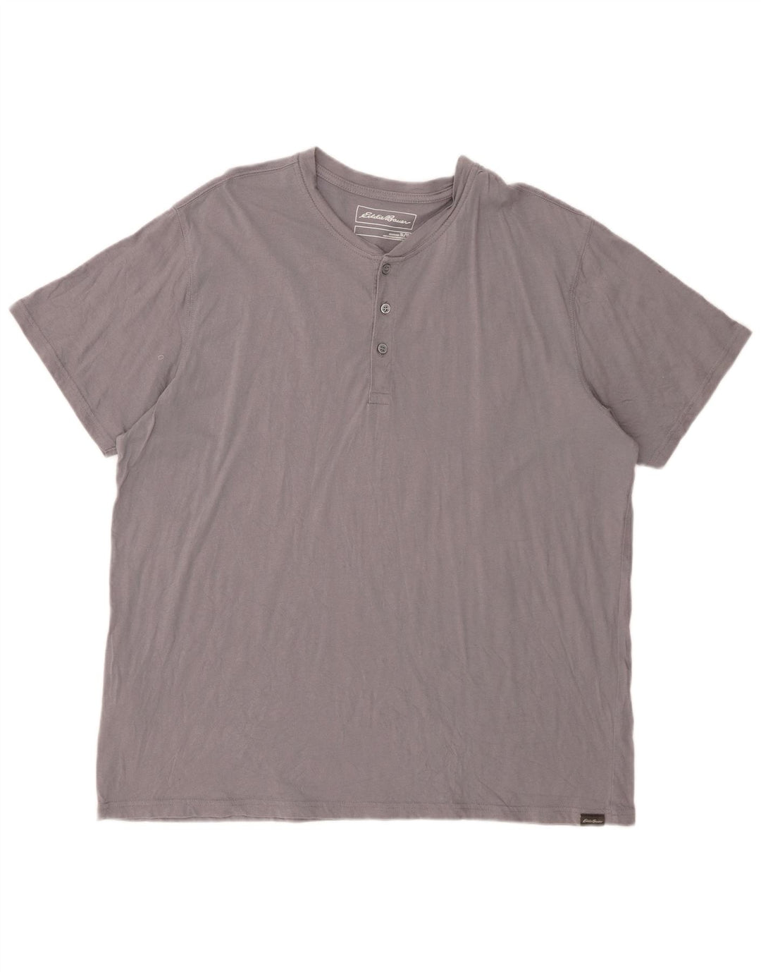 EDDIE BAUER Herren T-Shirt Top XL Grau Baumwolle