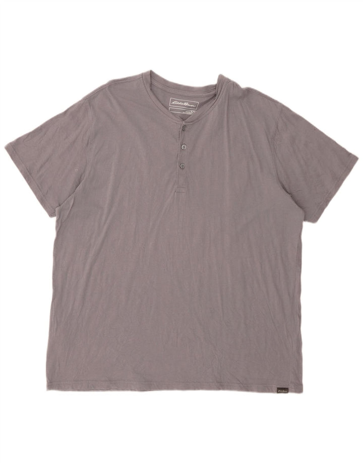 EDDIE BAUER Herren T-Shirt Top XL Grau Baumwolle