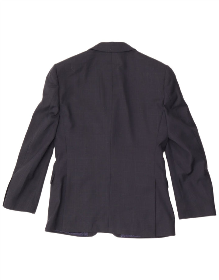 French Connection Herren-Blazer mit 2 Knöpfen, Größe S, Marineblau, Wolle, UK 36