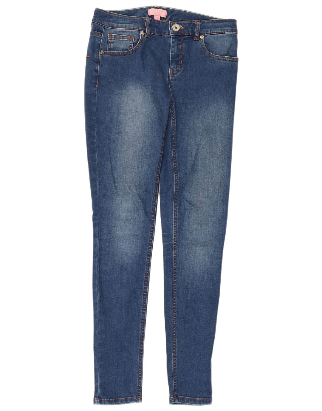 TED BAKER Damen Skinny Jeans W26 L30 Blaue Baumwolle