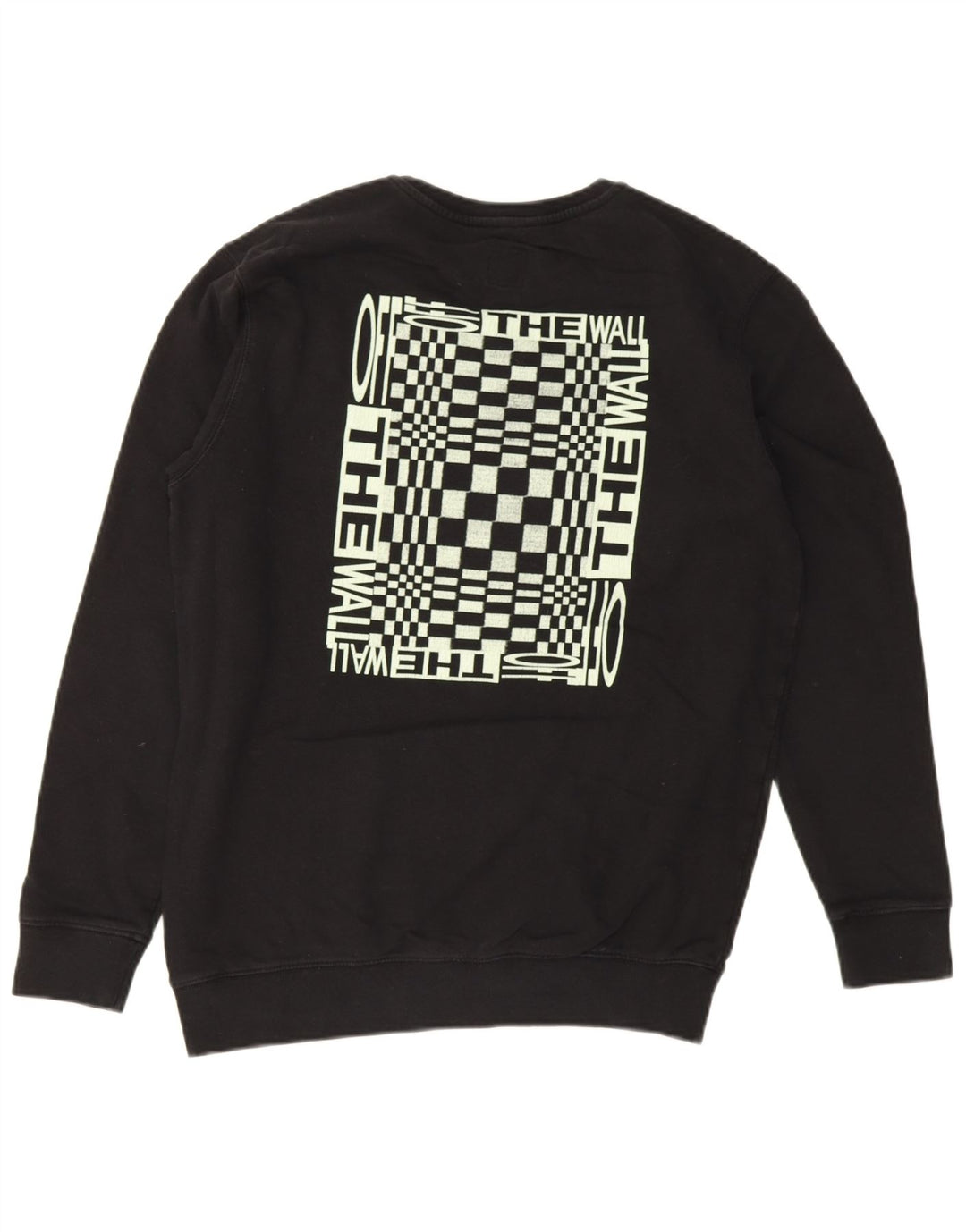 Vans Herren-Sweatshirt mit Grafik, groß, aus schwarzer Baumwolle
