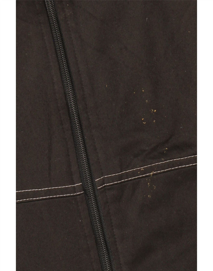 DIADORA Damen-Trainingsanzugoberteil mit Grafik, UK 10, Größe S, Schwarz, Farbblock