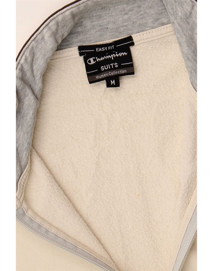 Champion Easy Fit-Trainingsanzug-Oberteil für Damen, UK 14, Mittel, gebrochenes Weiß
