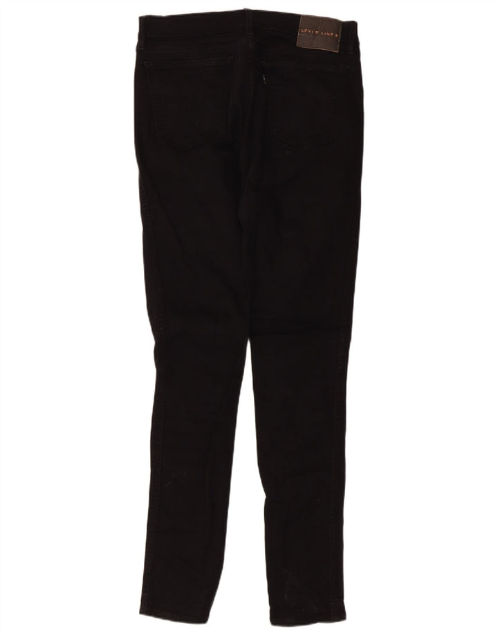 Levi's Damen Skinny Jeans W30 L30 schwarze Baumwolle