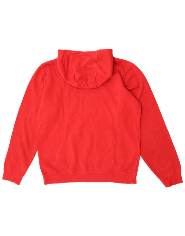Nike Herren Kapuzenpullover aus mittelroter Baumwolle