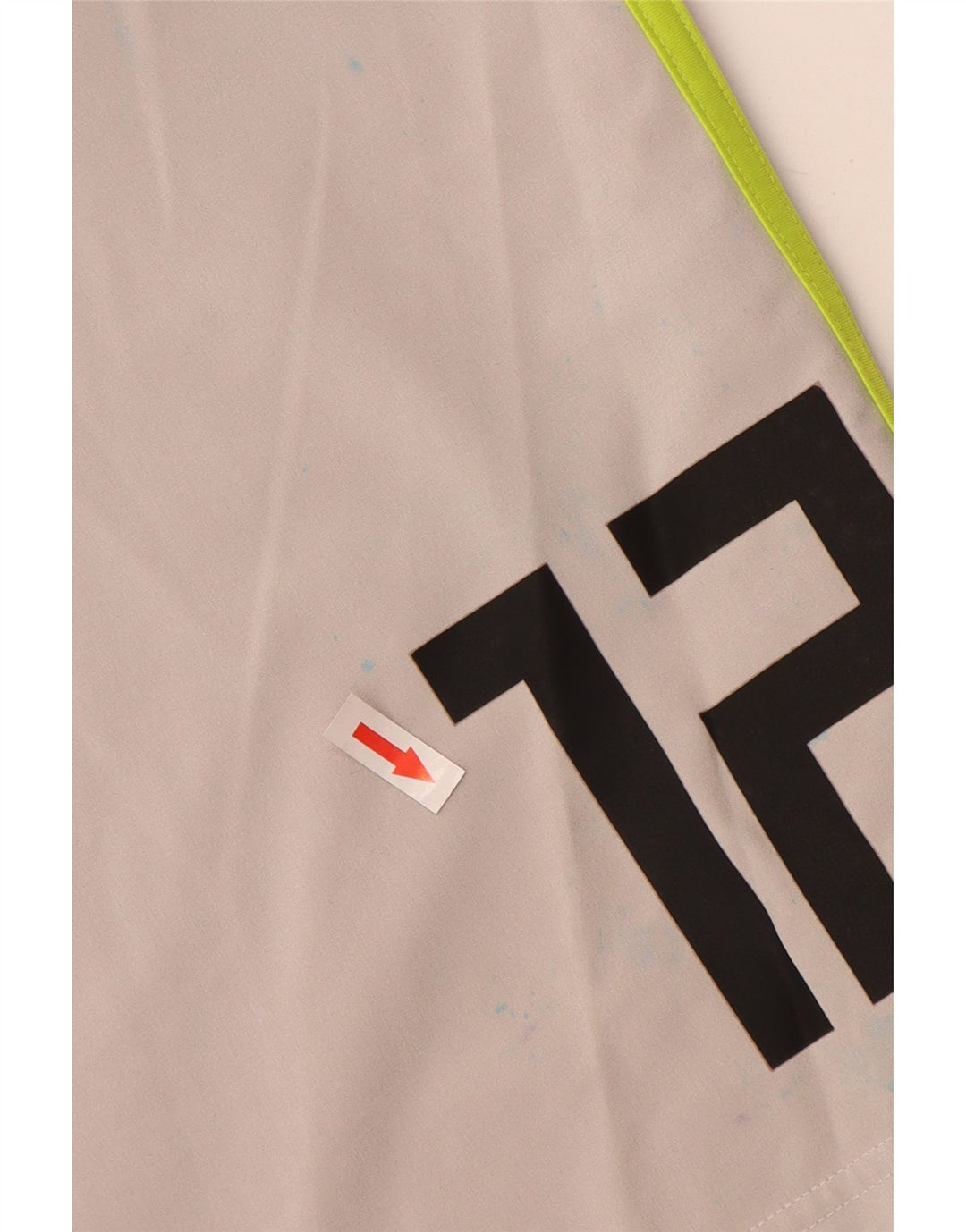 ADIDAS Herren-Sportshorts mit irischer Fußballgrafik, großes graues Polyester