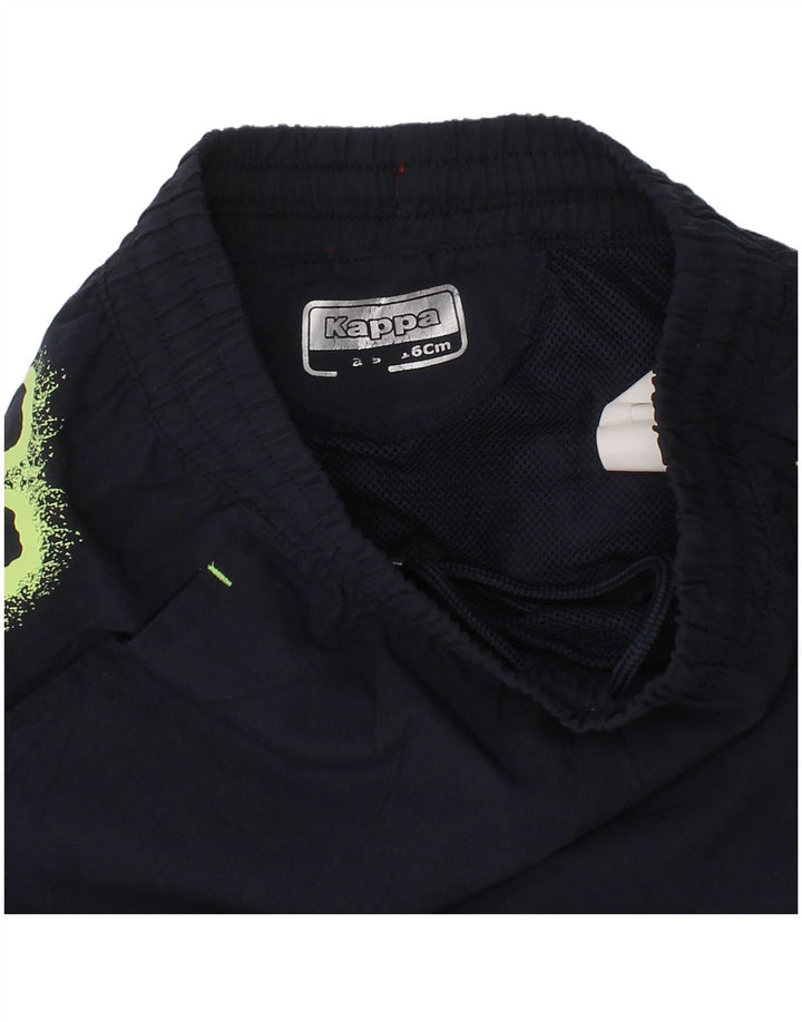 Kappa Jungen Graphic Sport Shorts 6-7 Jahre Marineblaues Polyester