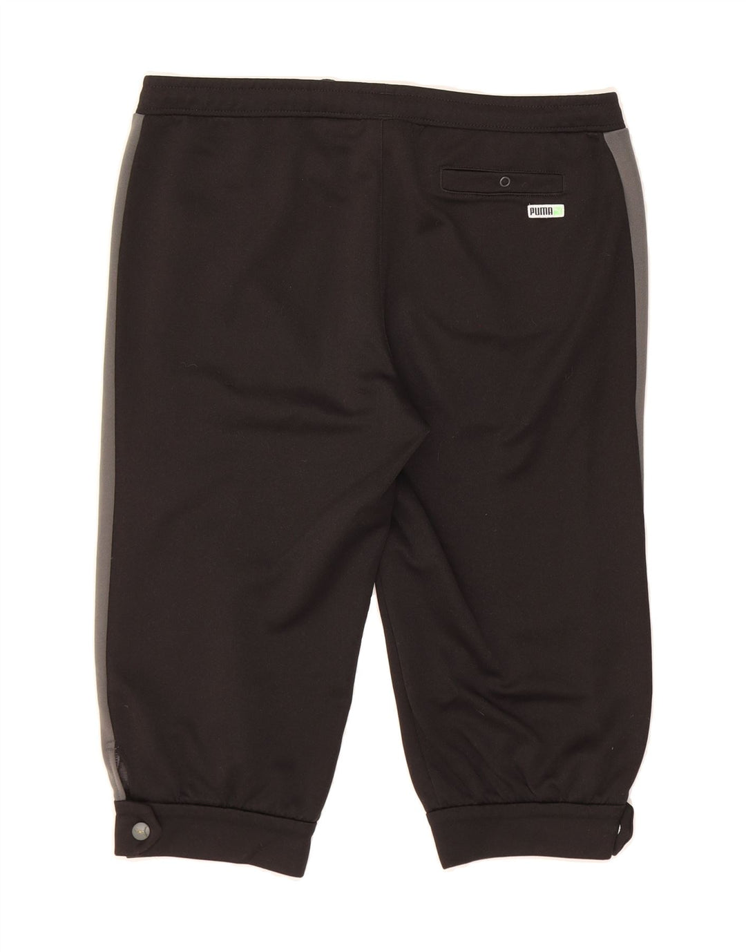 PUMA Womens Bermuda Sport Shorts UK 14 Medium  Black Colourblock Vintage Puma and Second-Hand Puma from Messina Hembry 