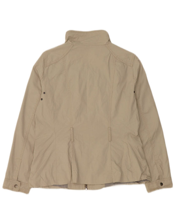 Zara Damen Bomberjacke UK 14 Large Beige