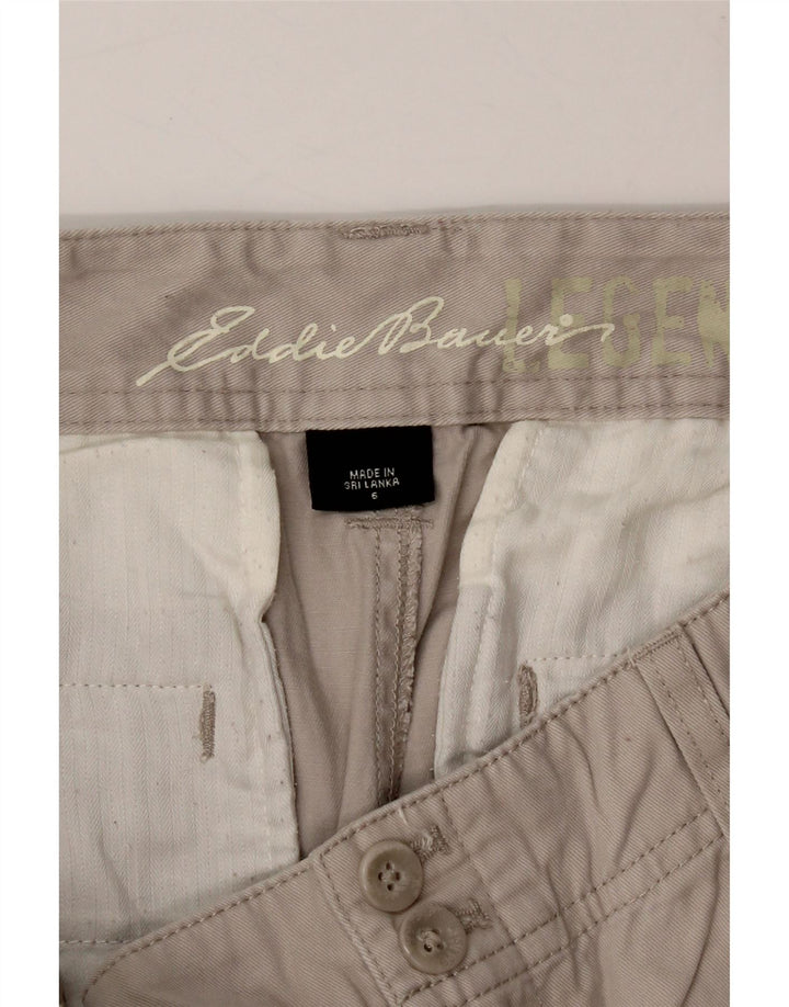 EDDIE BAUER Womens Chino Shorts US 6 Medium W30  Beige Cotton Vintage Eddie Bauer and Second-Hand Eddie Bauer from Messina Hembry 