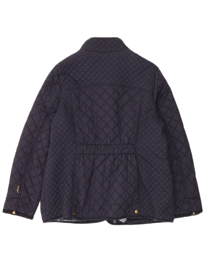 Joules Damen Steppjacke UK 18 XL Marineblau Baumwolle
