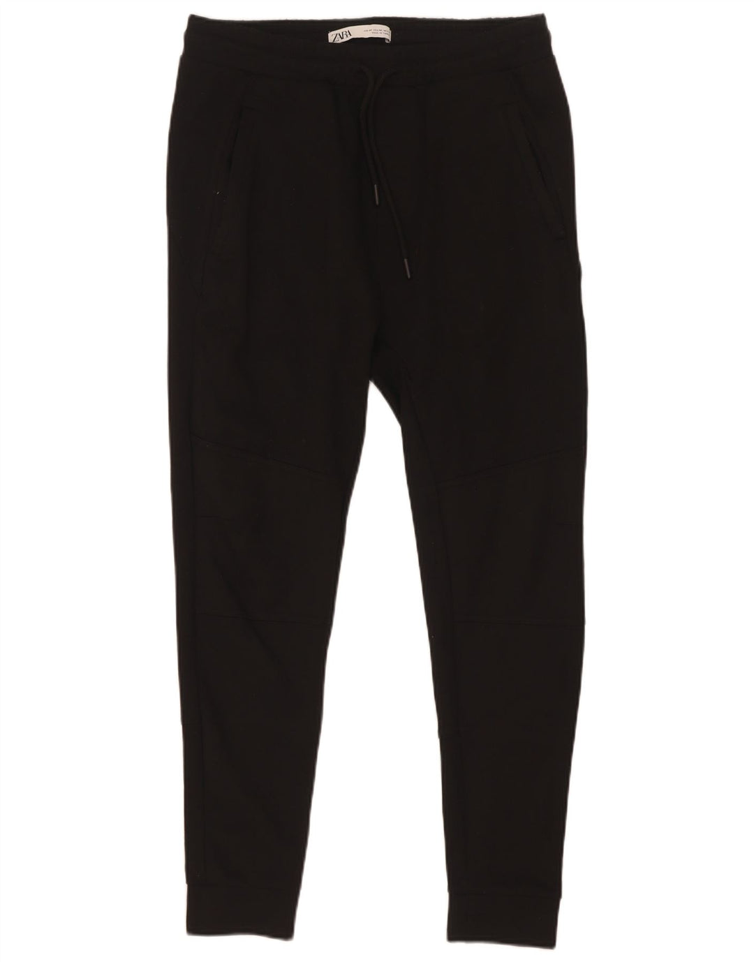 Zara Herren-Trainingshose, Jogginghose, Mittelschwarz, Polyester