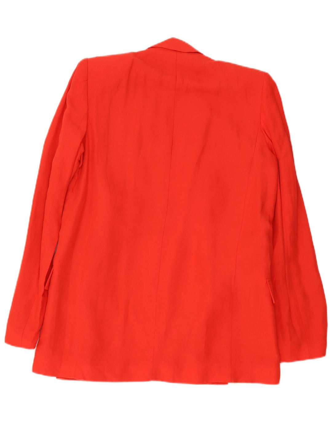 Zara Damen-Blazer mit lockerer Passform, UK 10, kleine rote Viskose
