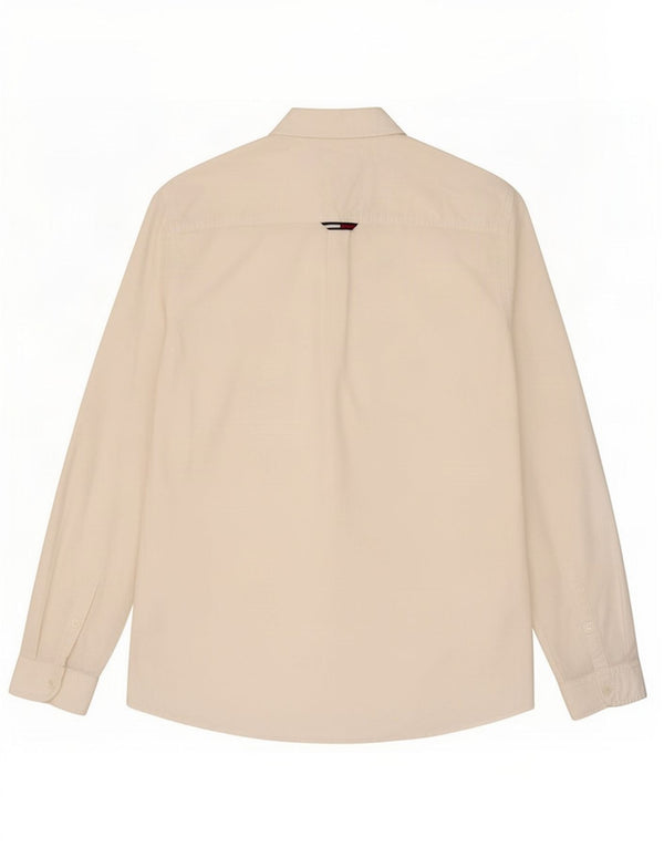 Tommy Hilfiger Mens Regular Fit Shirt Medium White Cotton