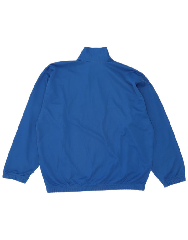 Errea Mens Zip Neck Pullover Tracksuit Top Large Blue