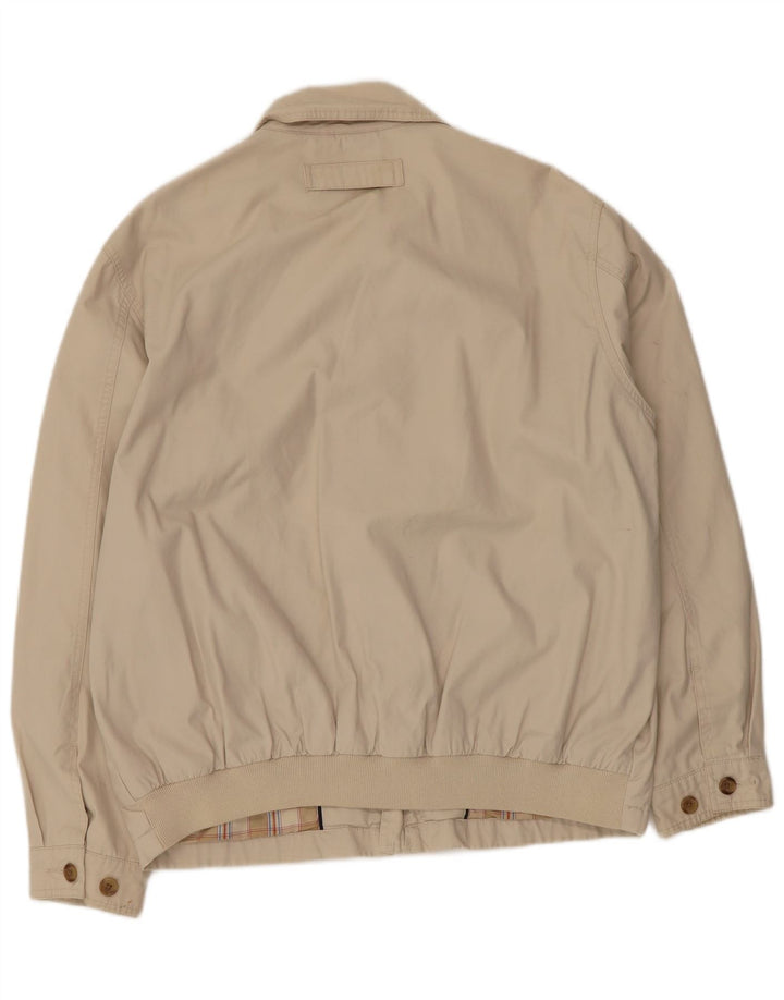 Tommy Hilfiger Herren Bomberjacke UK 38 Mittelbeige Baumwolle