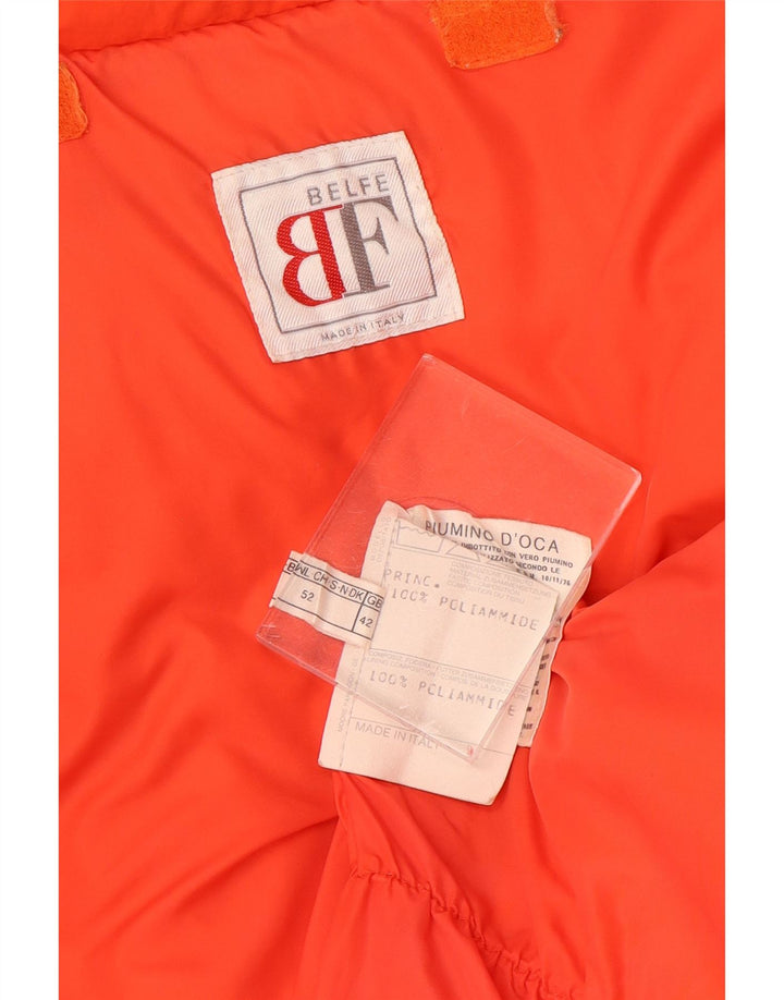 Belfe Herren Wattierte Jacke UK 42 XL Orange Polyamid