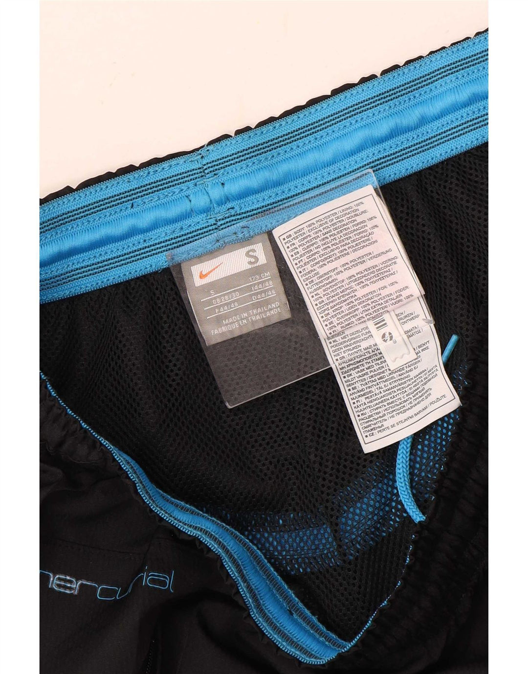 Nike Herren-Trainingshose, Größe S, Schwarz, Polyester