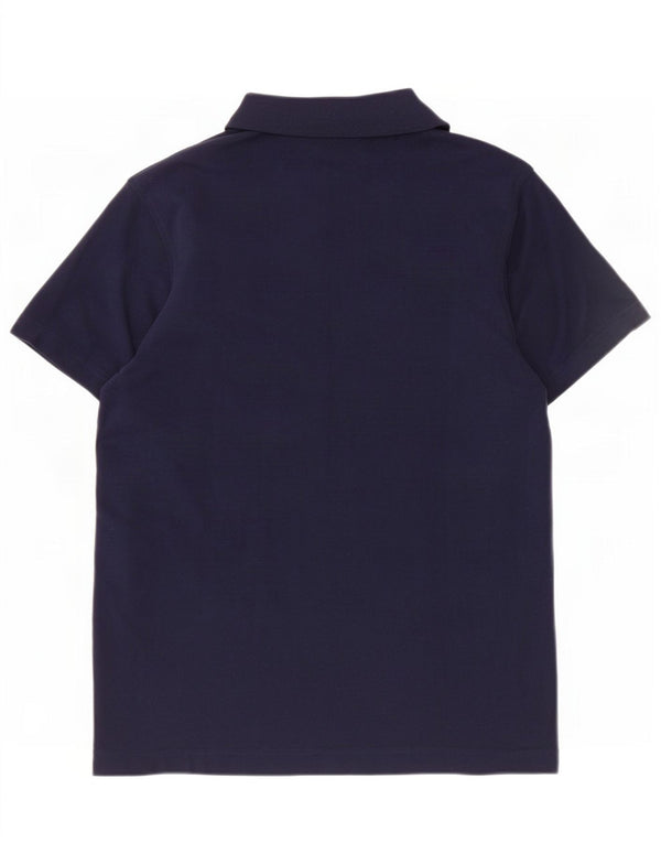 Lacoste Herren-Poloshirt, Größe 4, mittelgroß, marineblau, Baumwolle