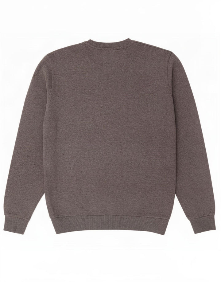 Lyle & Scott Herren-Sweatshirt-Pullover aus mittelgrauer Baumwolle