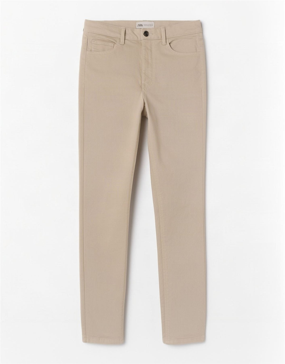 Zara Damen Slim Jeans EU 38 Small W28 L27 Weiß