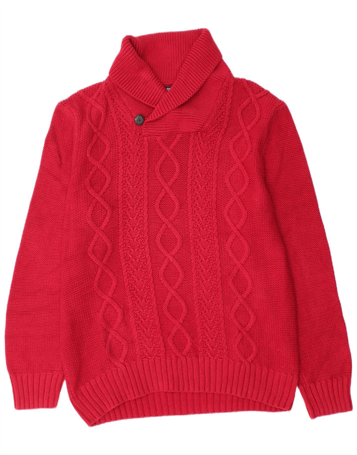 Gap Herren-Pullover mit Schalkragen, XL, Rot
