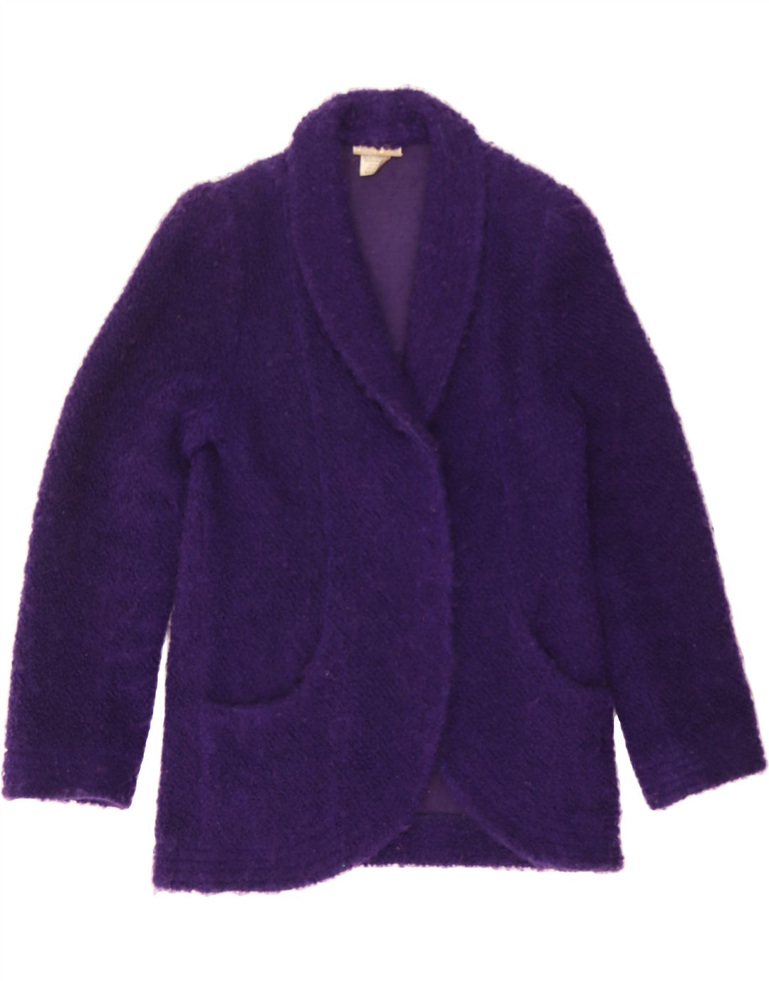 STANNER Womens Open Blazer Jacket EU 36 Small Purple Wool Vintage Stanner and Second-Hand Stanner from Messina Hembry 