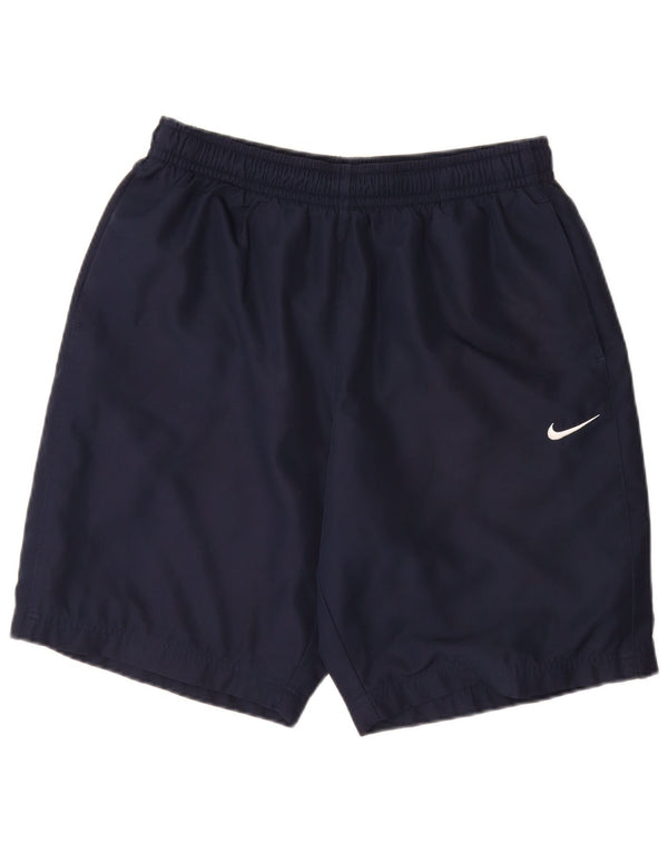 NIKE Herren-Sportshorts, groß, marineblaues Polyester