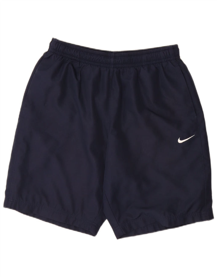 NIKE Herren-Sportshorts, groß, marineblaues Polyester