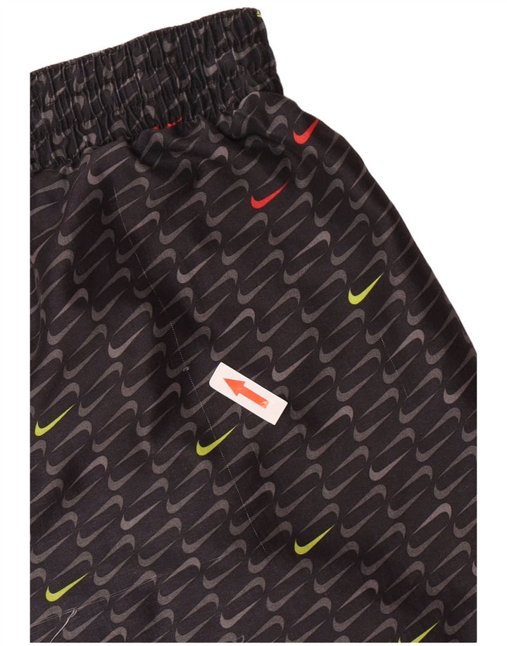 Nike Herren-Badeshorts mit Grafik, Größe L, Grau
