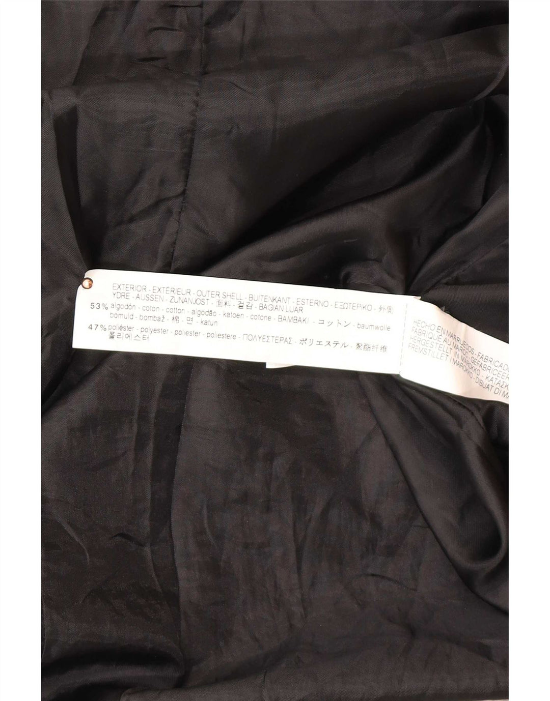 Zara Damen Pullover Mantel UK 10 Small Graue Baumwolle