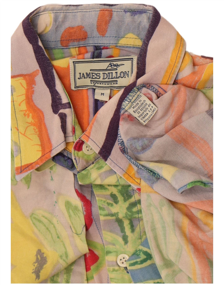 JAMES DILLON Herren-Kurzarmhemd, mittelgroß, mehrfarbig, Patchwork