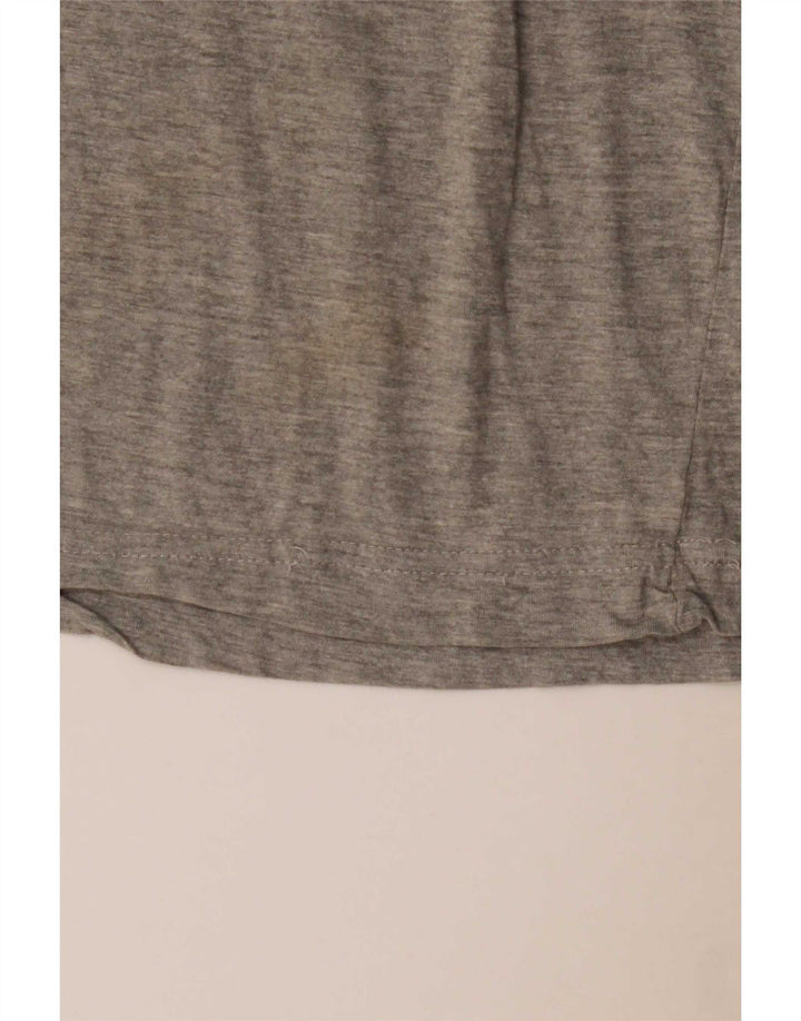Champion Herren Grafik-T-Shirt-Oberteil Mittelgrau